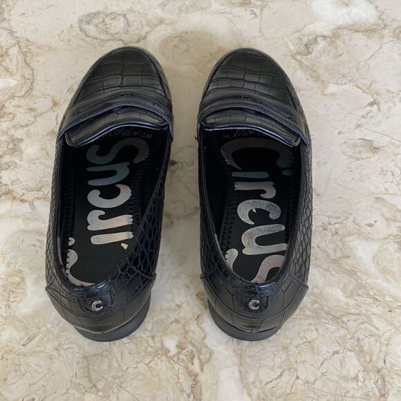 Circus by Sam Edelman Hannon Croc Embossed Penny Loafers - Picture 5 of 13